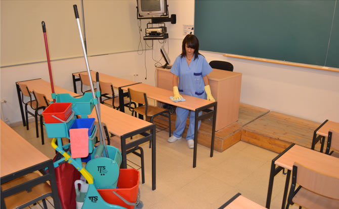 Servicios de limpieza de colegios en Madrid