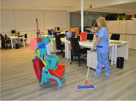 Servicios de limpieza de oficinas en Madrid